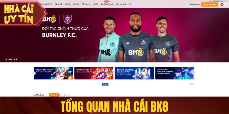 Tổng quan nhà cái Bk8